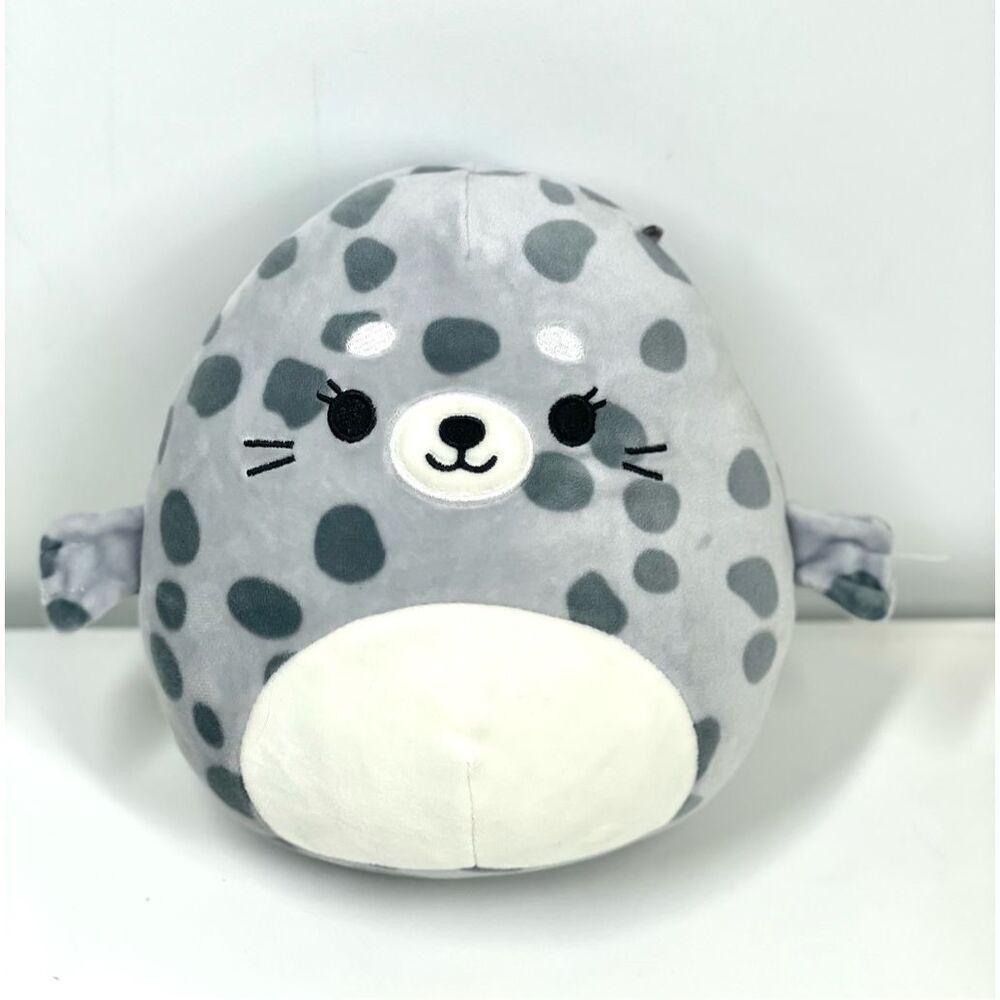 Squishmallow Isis the Gray Spotted Seal Plush 2020 Stuffed Animal 9”